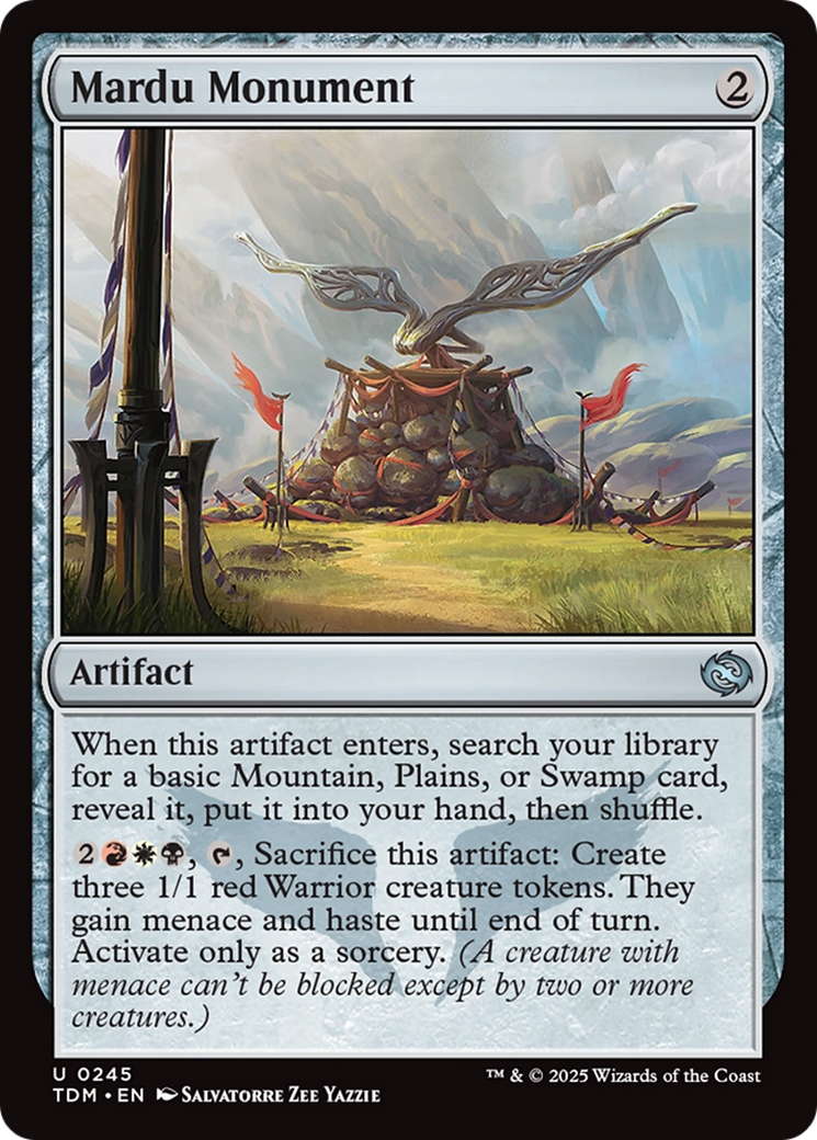 Mardu Monument (TDM-245) - Tarkir: Dragonstorm Foil