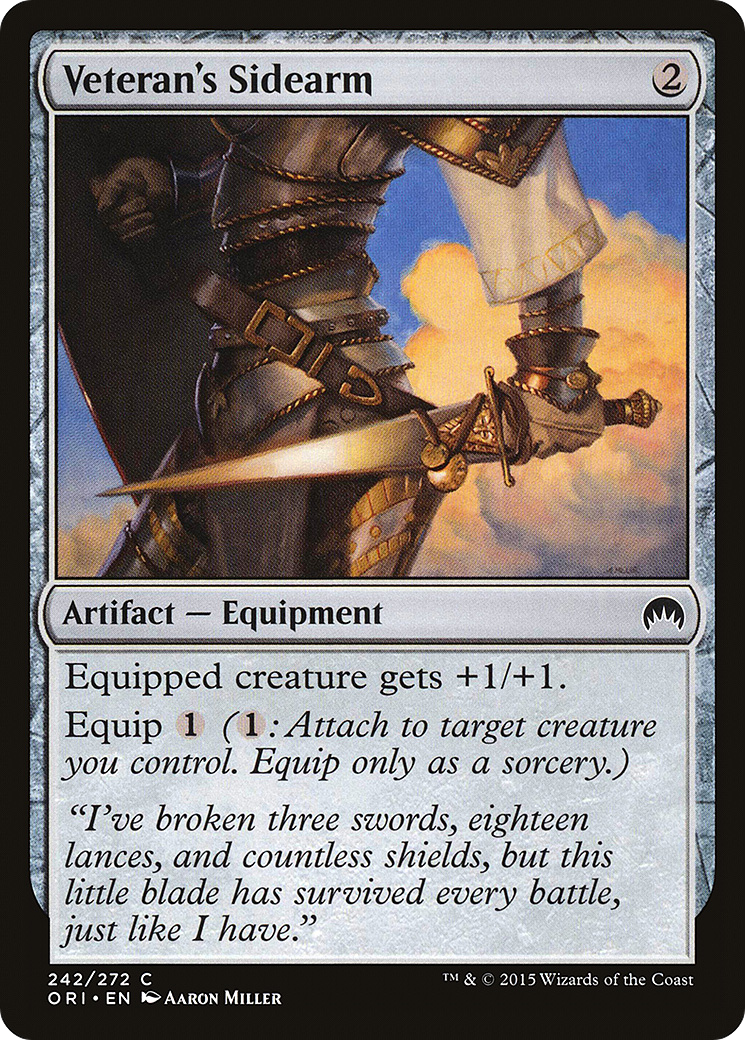 Veteran's Sidearm (ORI-242) - Magic Origins Foil