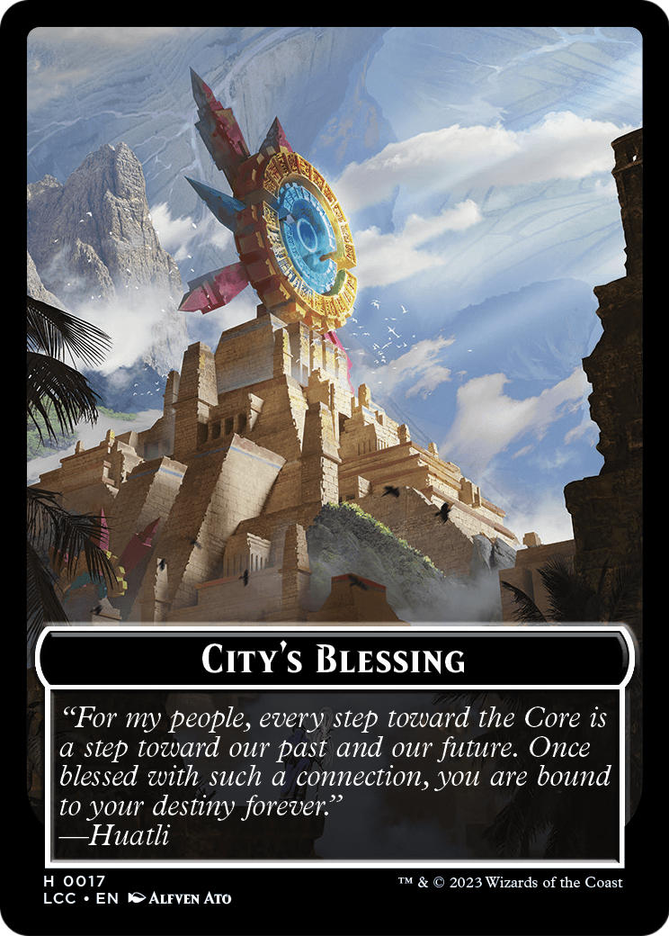City's Blessing (TLCC-017) - The Lost Caverns of Ixalan Commander Tokens