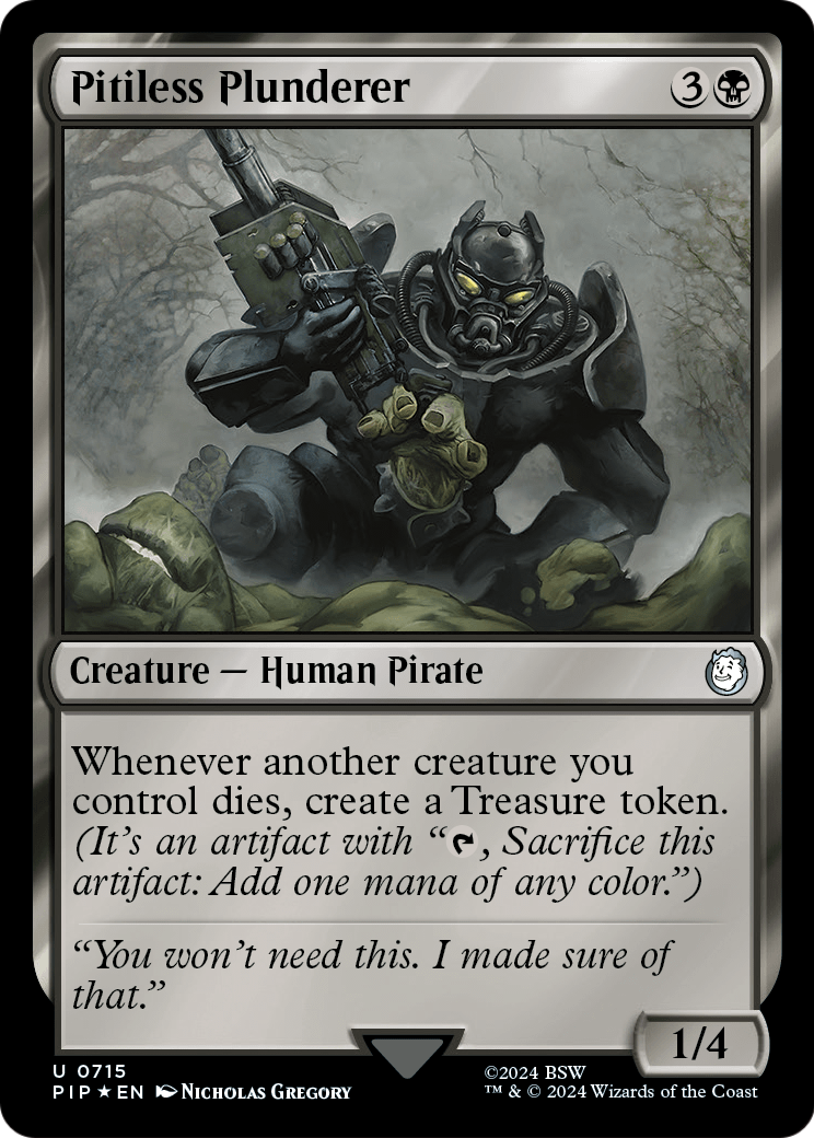 Pitiless Plunderer (Surge Foil) (PIP-715) - Fallout Foil