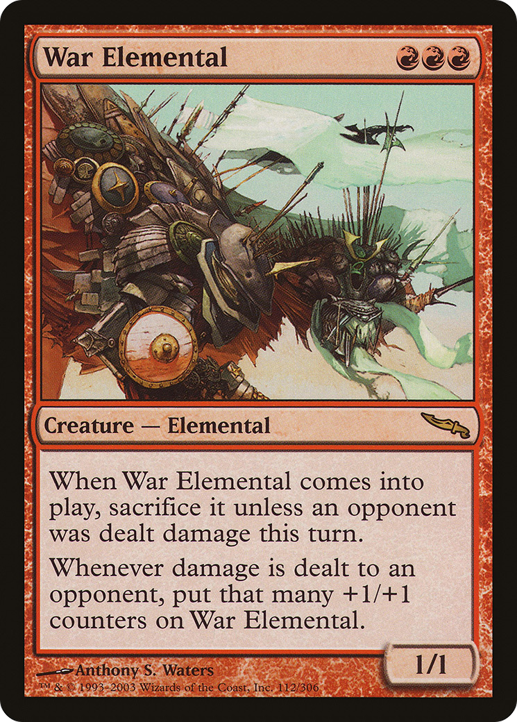 War Elemental (MRD-112) - Mirrodin Foil