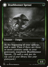 Deathbonnet Sprout (DBL-181) - Innistrad: Double Feature: (Double Faced Transform) Foil