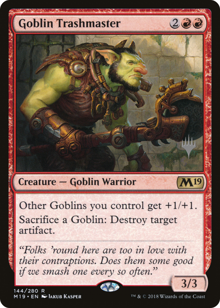 Goblin Trashmaster (PPM20-144) - Core Set 2019 Promos