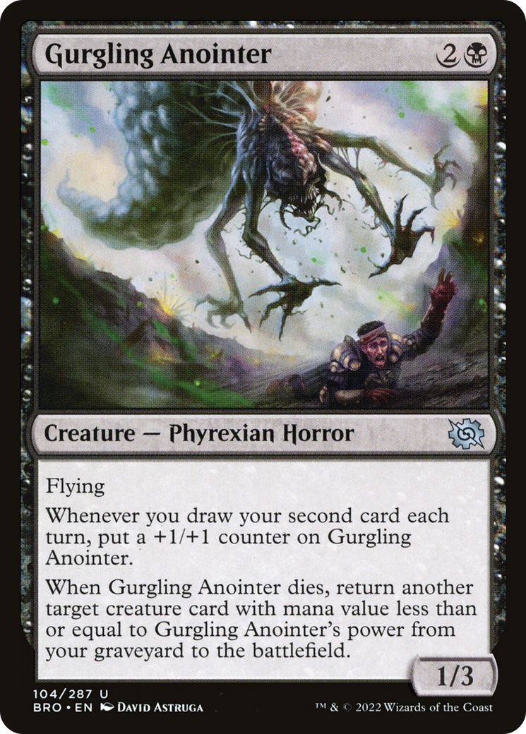 Gurgling Anointer (BRO-104) - The Brothers' War Foil