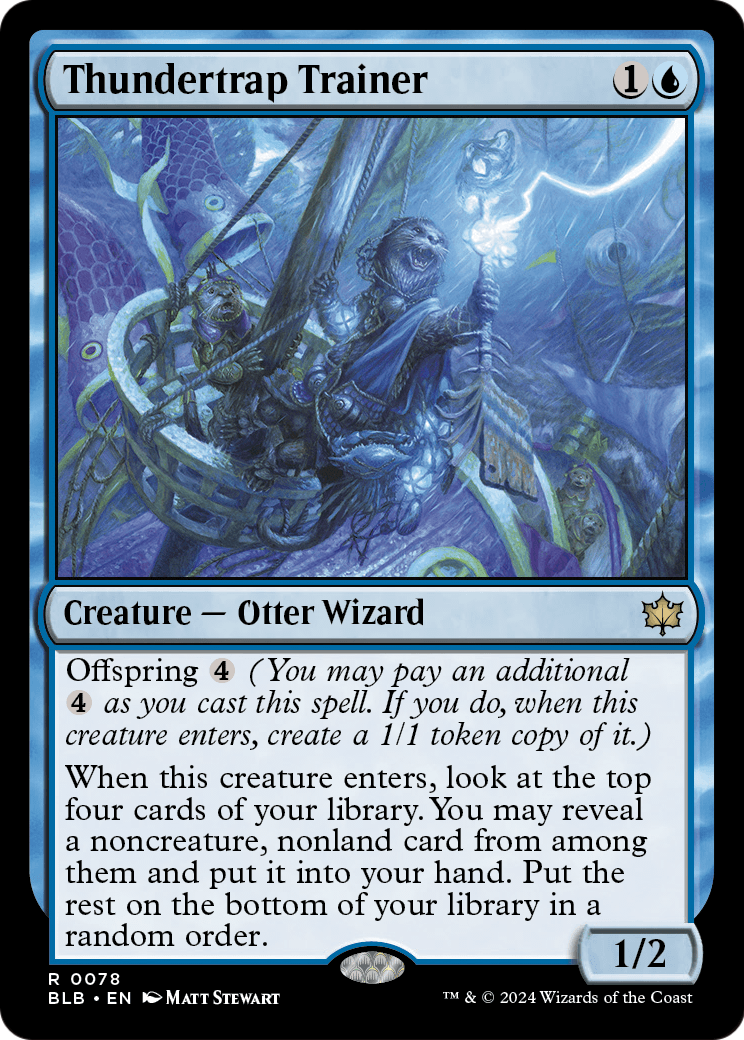 Thundertrap Trainer (BLB-078) - Bloomburrow Foil