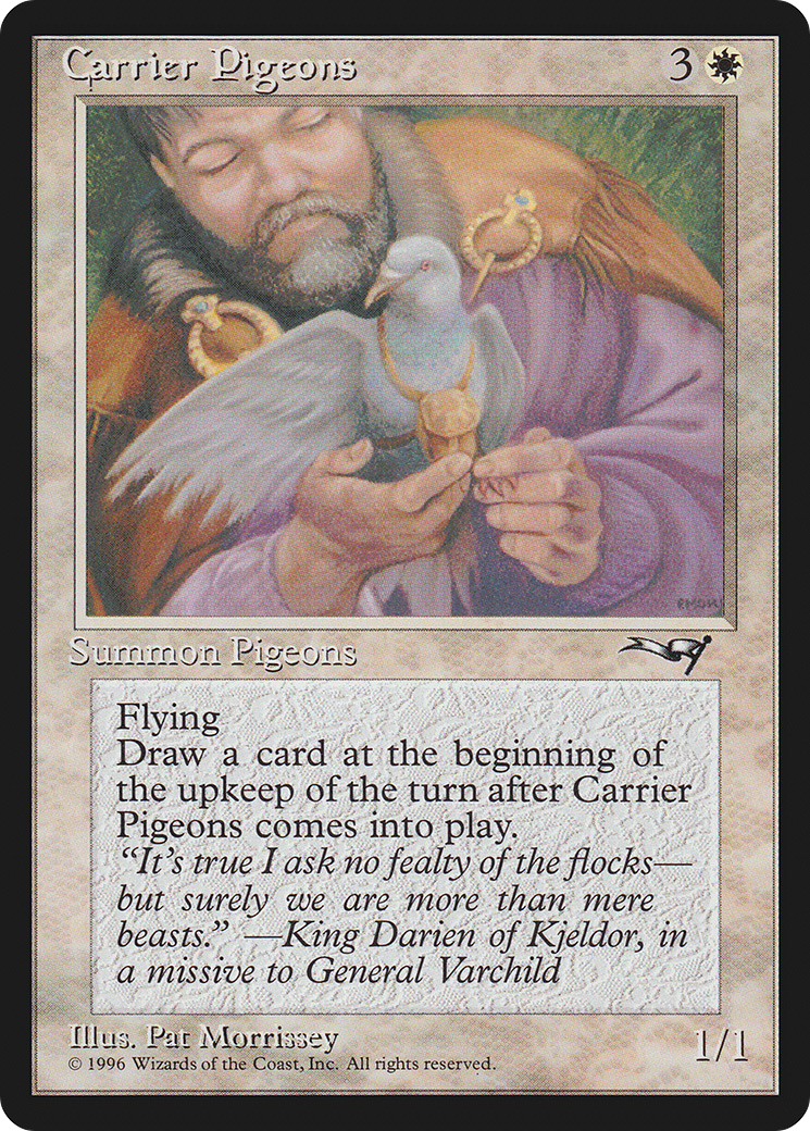 Carrier Pigeons (Hand) (ALL-126) - Alliances