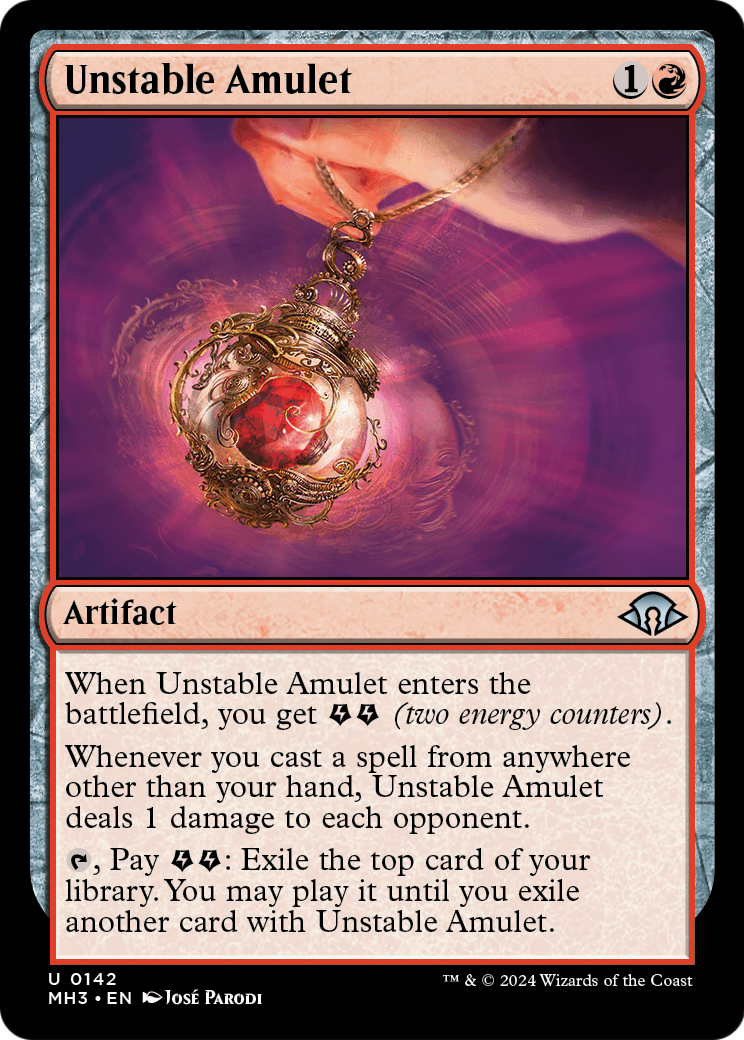 Unstable Amulet (MH3-142) - Modern Horizons 3