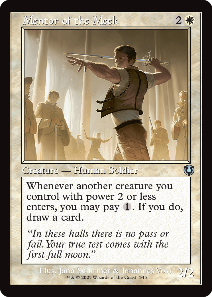 Mentor of the Meek (Retro Frame) (INR-345) - Innistrad Remastered