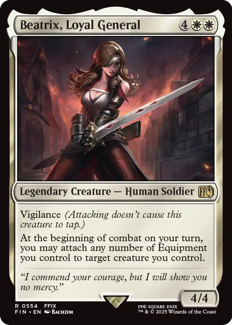 Beatrix, Loyal General (FIN-554) - FINAL FANTASY