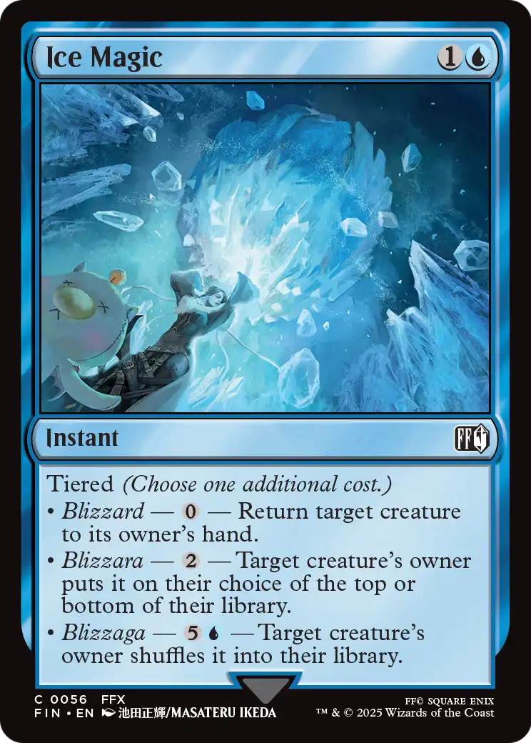 Ice Magic (FIN-056) - FINAL FANTASY