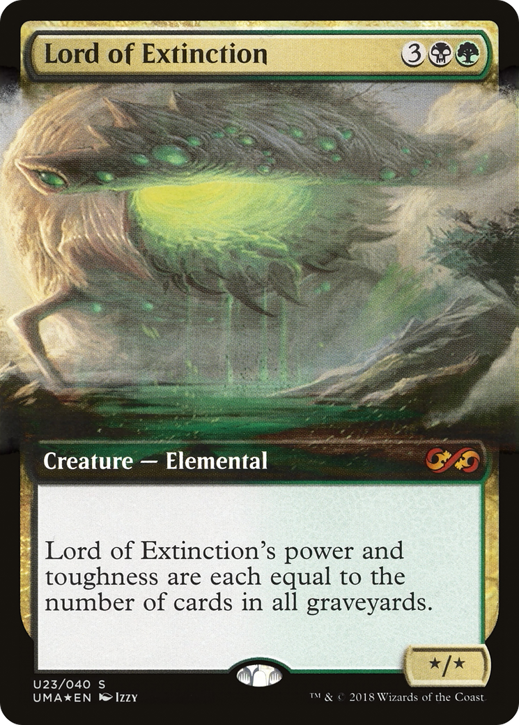 Lord of Extinction (UMA:BT-U23) - Ultimate Box Topper: (Extended Art) Foil