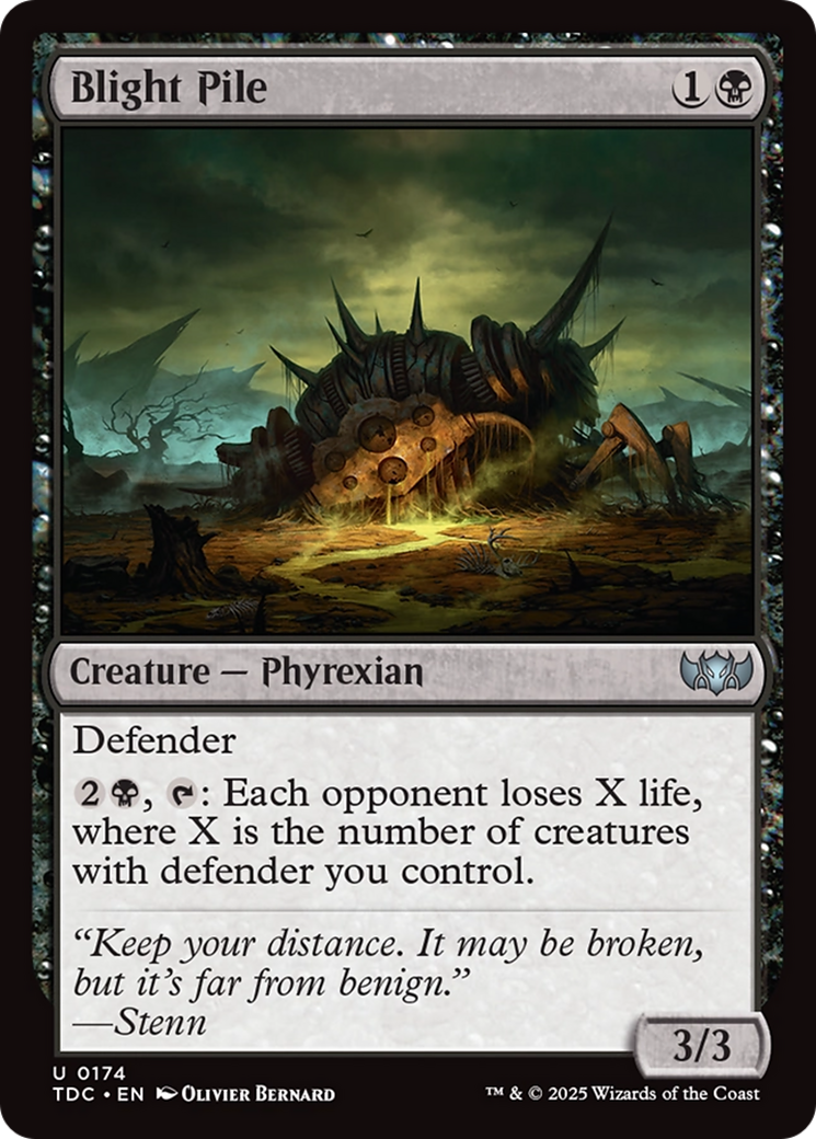 Blight Pile (TDC-174) - Commander: Tarkir: Dragonstorm