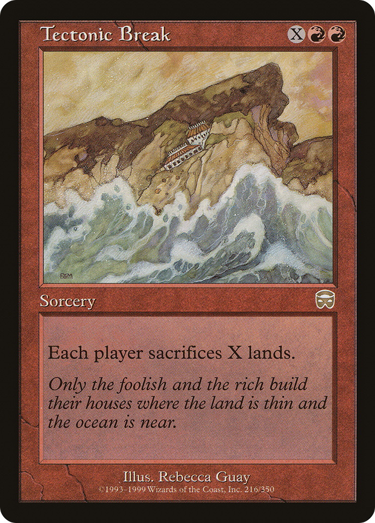 Tectonic Break (MMQ-216) - Mercadian Masques Foil