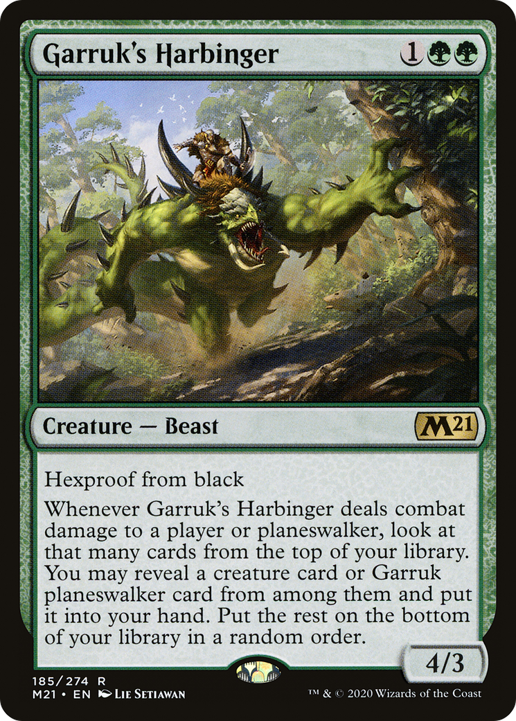 Garruk's Harbinger (M21-185) - Core Set 2021