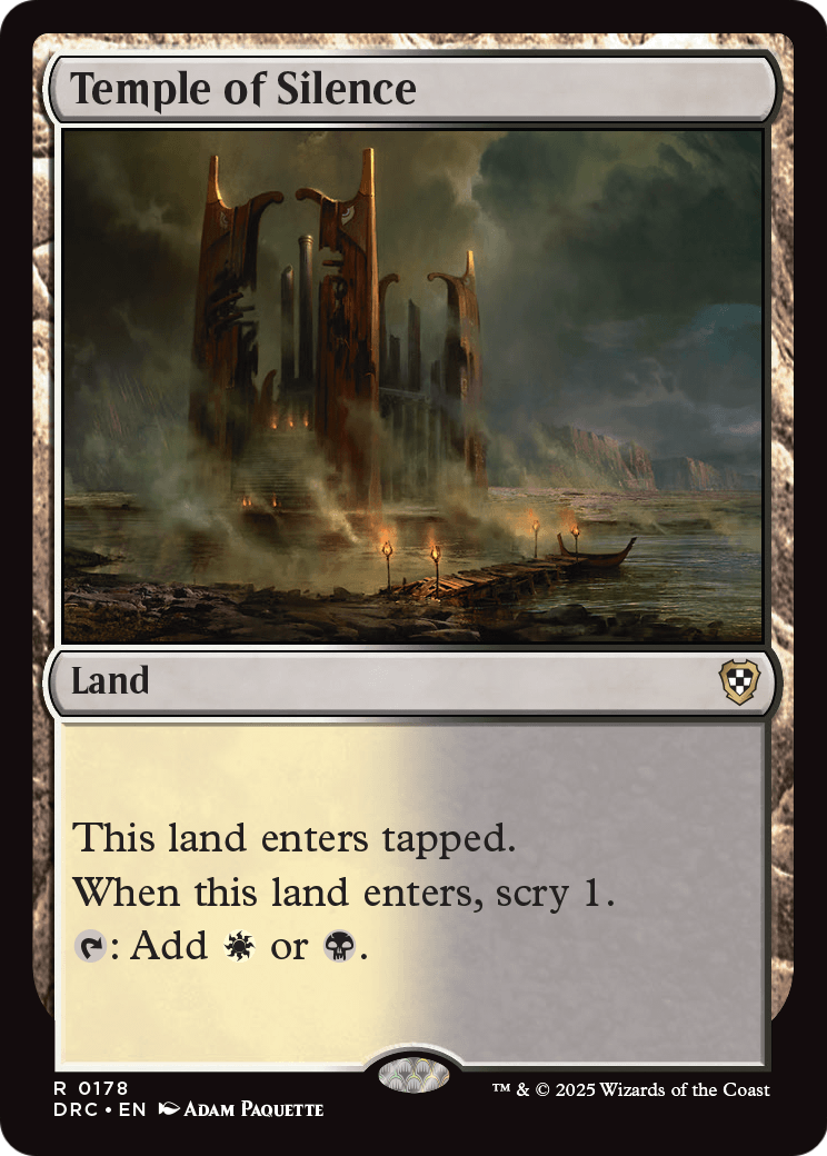 Temple of Silence (DRC-178) - Commander: Aetherdrift