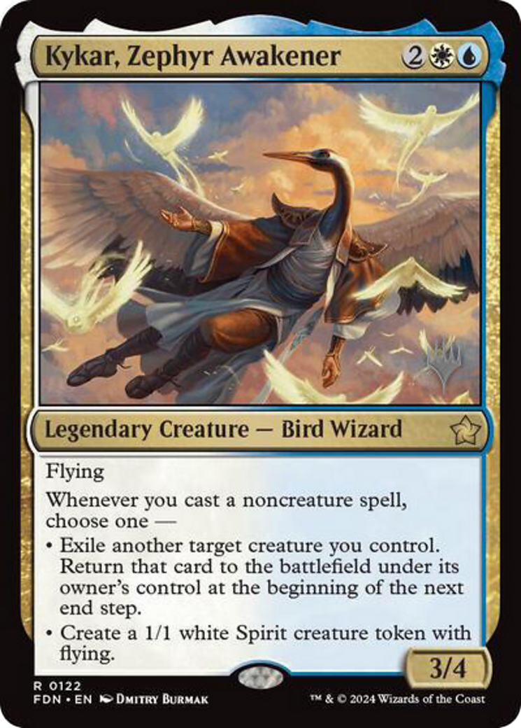 Kykar, Zephyr Awakener (PPDFT-122) - Foundations Promos Foil