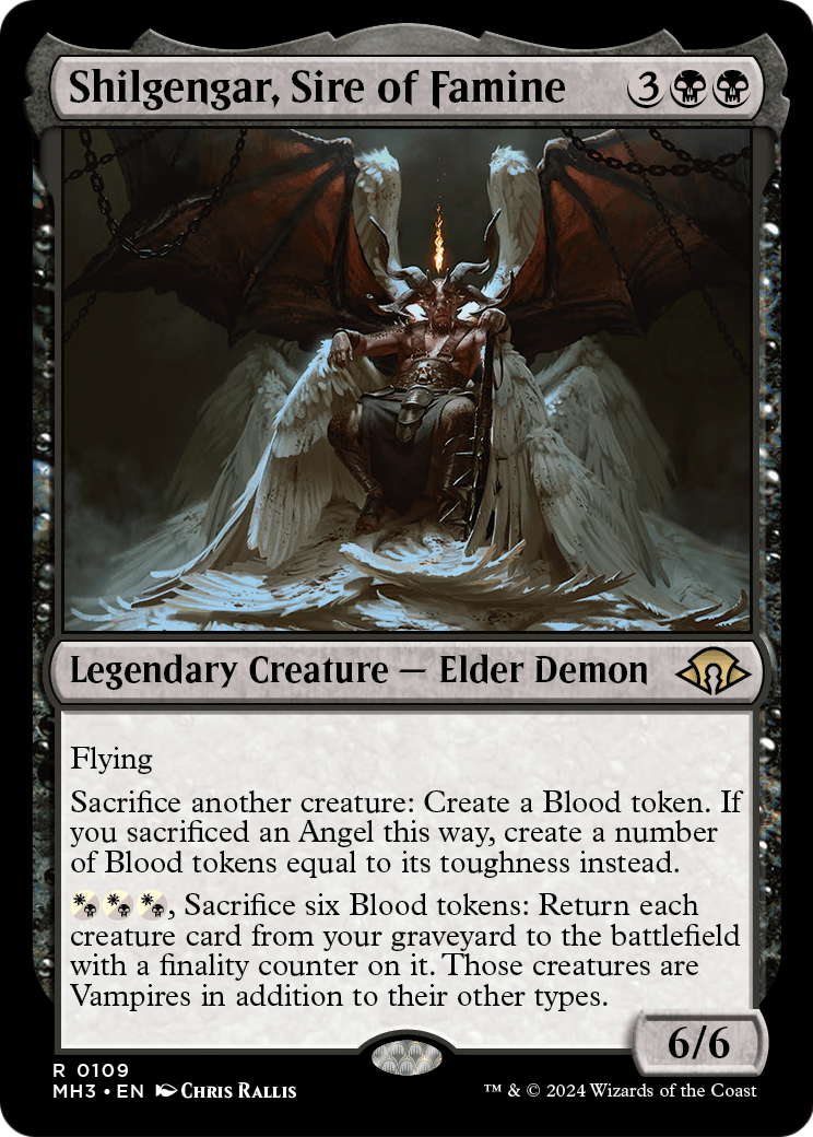 Shilgengar, Sire of Famine (MH3-109) - Modern Horizons 3 Foil