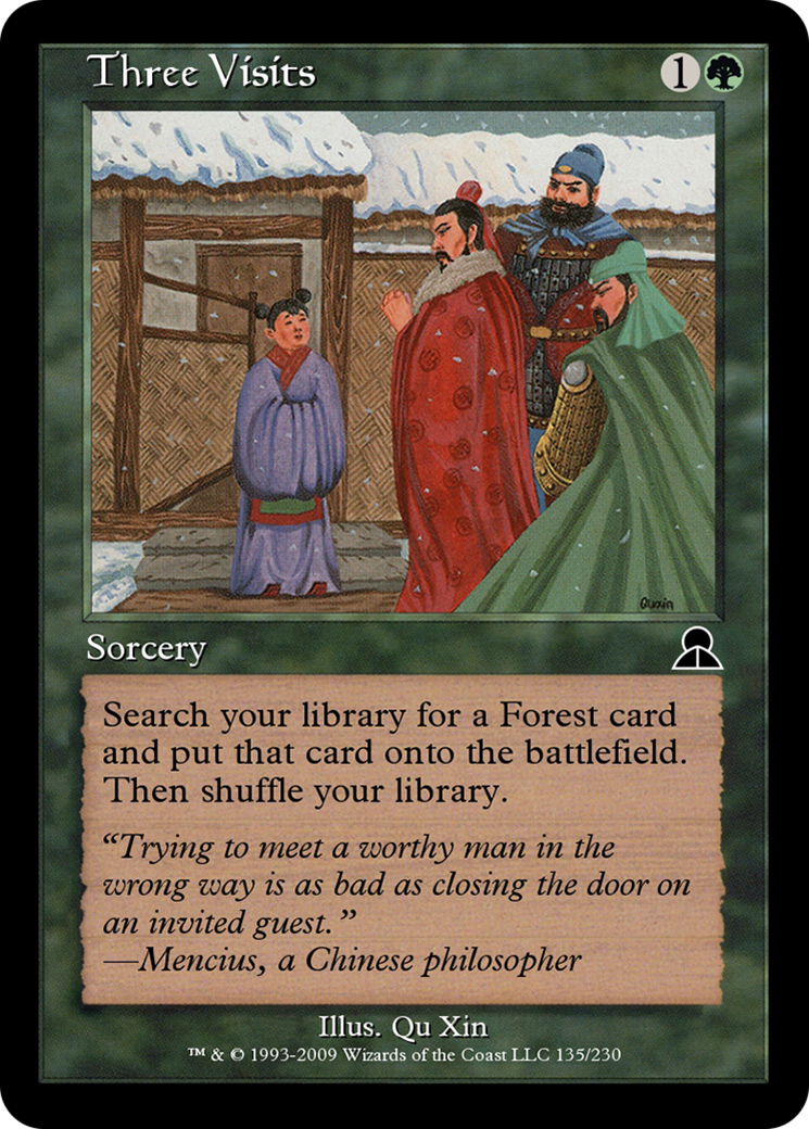 Three Visits (ME3-135) - Masters Edition III Foil