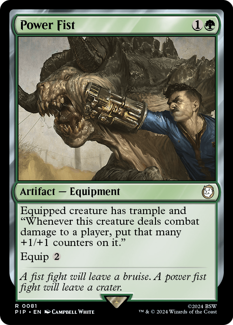 Power Fist (PIP-081) - Fallout Foil