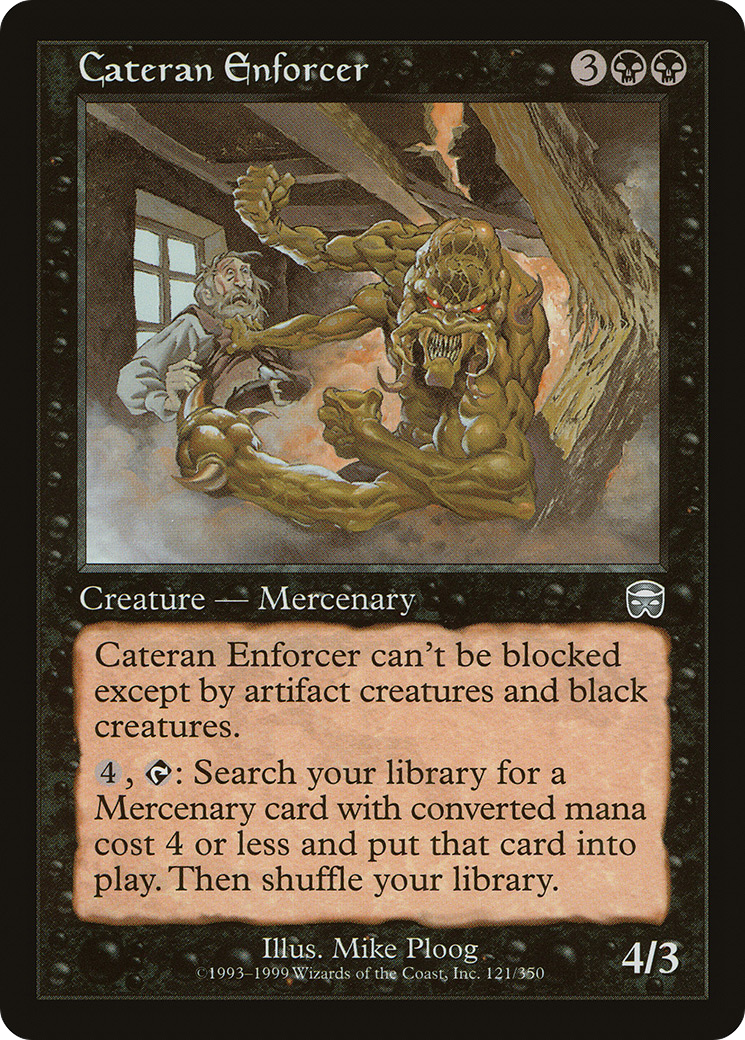 Cateran Enforcer (MMQ-121) - Mercadian Masques Foil