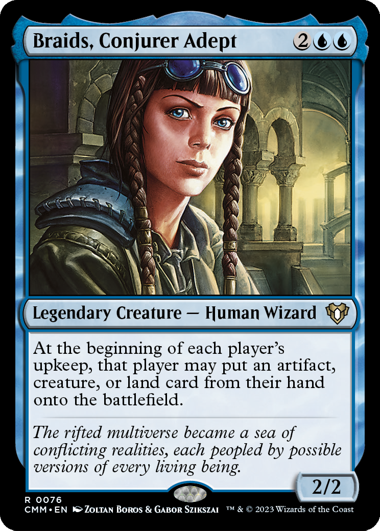 Braids, Conjurer Adept (CMM-076) - Commander Masters Foil