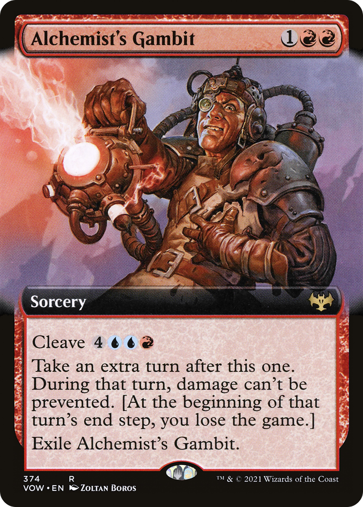 Alchemist's Gambit (Extended Art) (VOW-374) - Innistrad: Crimson Vow: (Extended Art) Foil