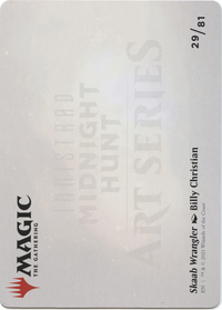 Skaab Wrangler // Skaab Wrangler (AMID-029) - Midnight Hunt Art Series (Borderless)