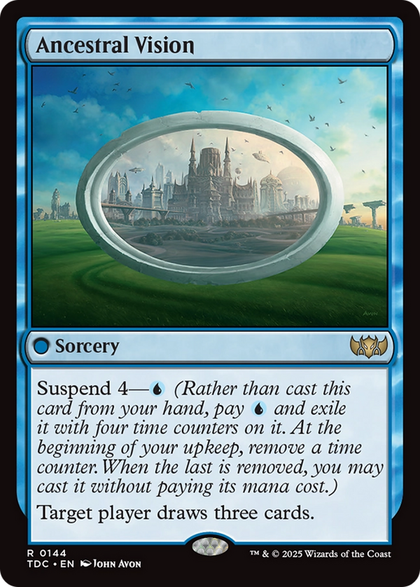 Ancestral Vision (TDC-144) - Commander: Tarkir: Dragonstorm