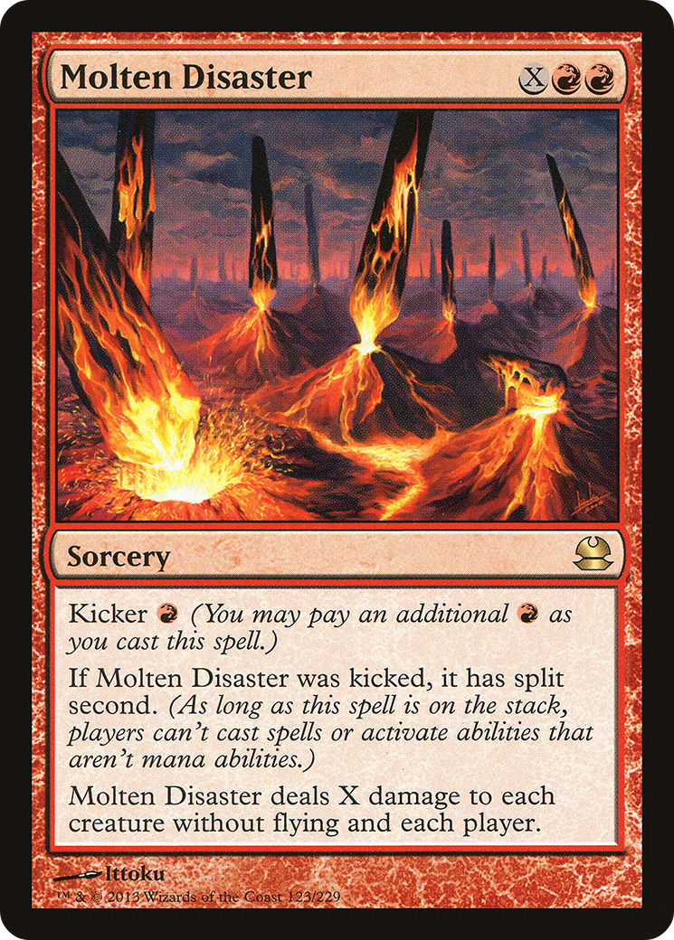 Molten Disaster (MMA-123) - Modern Masters Foil
