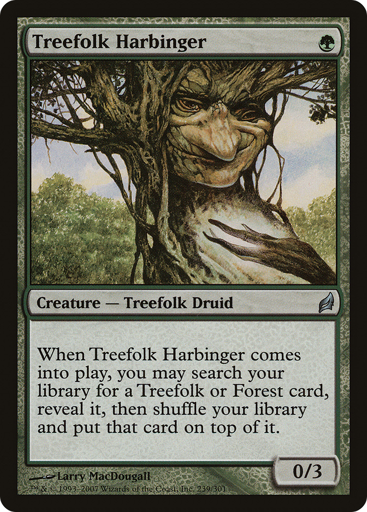 Treefolk Harbinger (LRW-239) - Lorwyn Foil