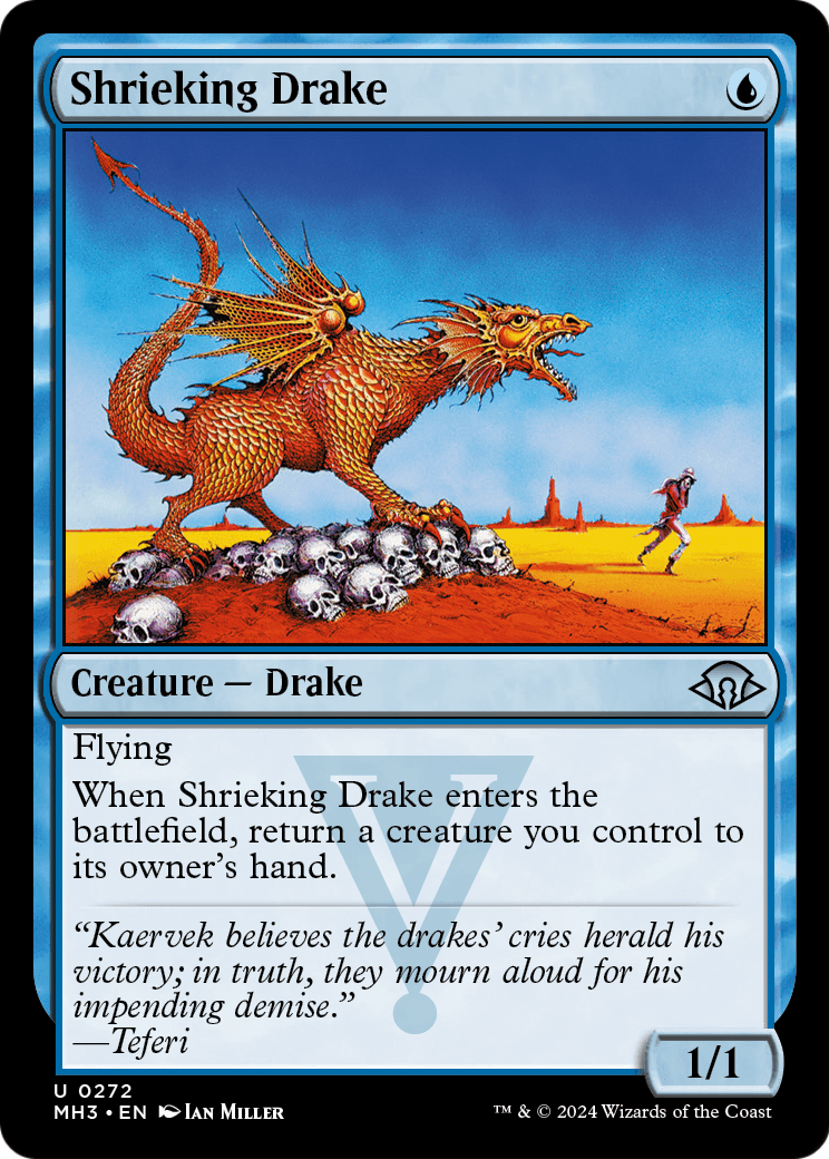 Shrieking Drake (MH3-272) - Modern Horizons 3