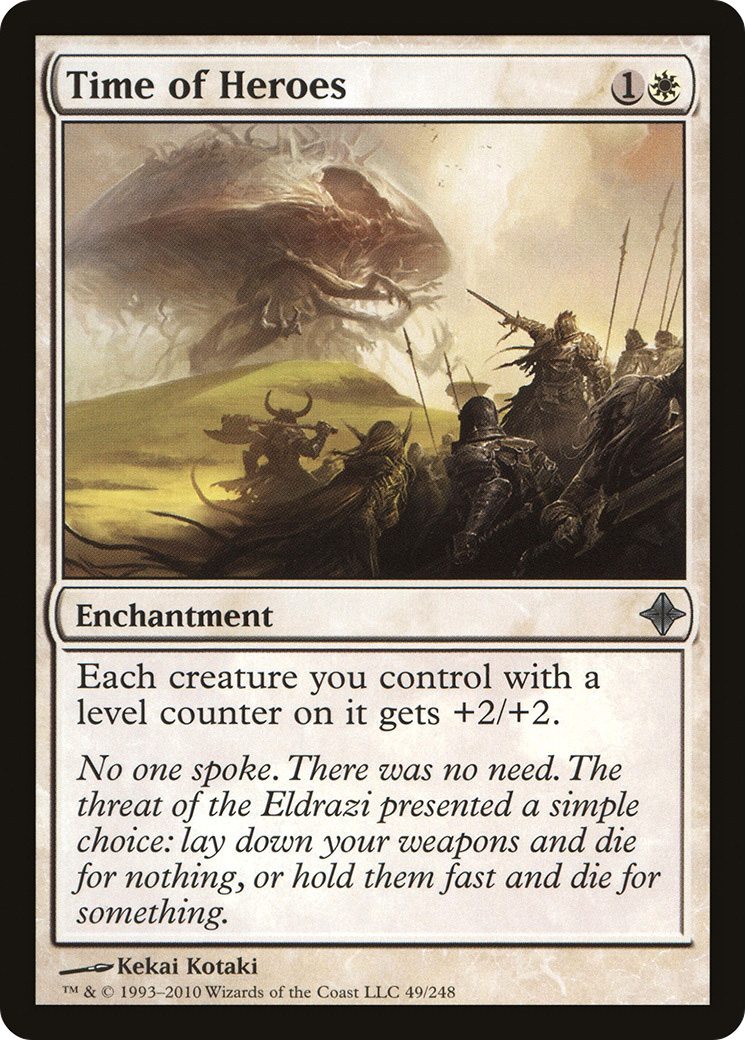 Time of Heroes (ROE-049) - Rise of the Eldrazi Foil