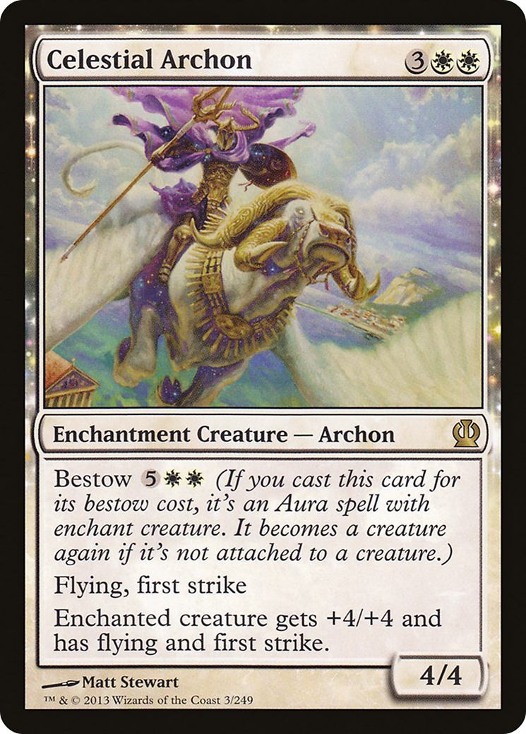 Celestial Archon (THS-003) - Theros: (enchantment) Foil