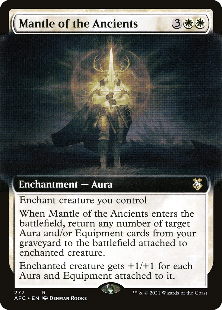 Mantle of the Ancients (Extended Art) (AFC-277) - Forgotten Realms Commander: (Extended Art)