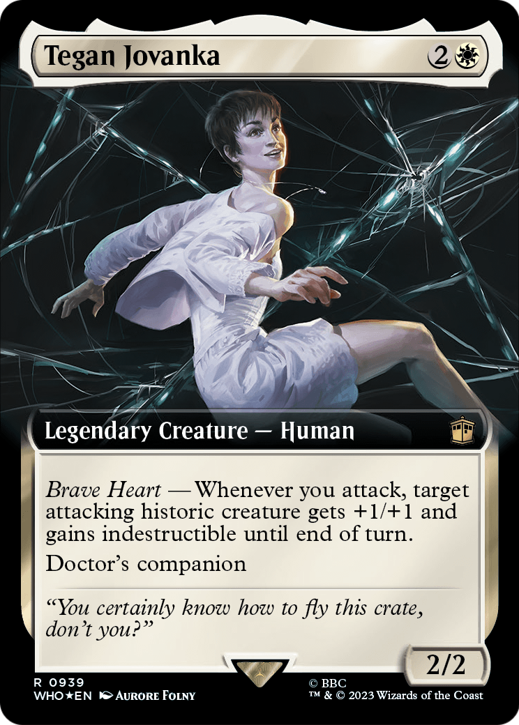 Tegan Jovanka (Extended Art) (Surge Foil) (WHO-939) - Doctor Who: (Extended Art) Foil