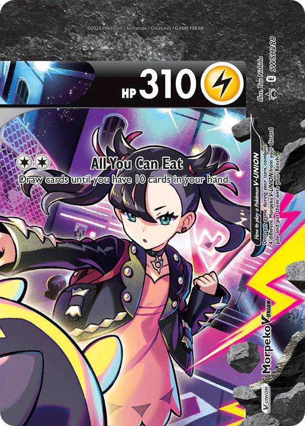 Morpeko V-UNION SWSH288 SWSH Black Star Promos - Promo