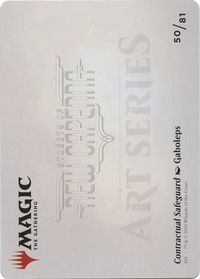 Contractual Safeguard // Contractual Safeguard (ASNC-050) - New Capenna Art Series (Borderless) Foil