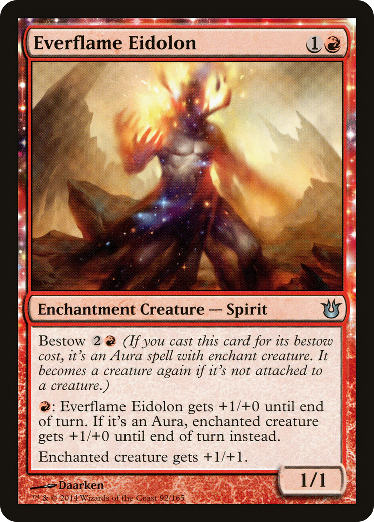 Everflame Eidolon (BNG-092) - Born of the Gods: (enchantment) Foil