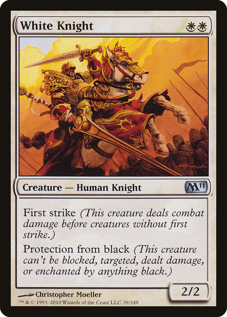 White Knight (M11-039) - Magic 2011 Foil
