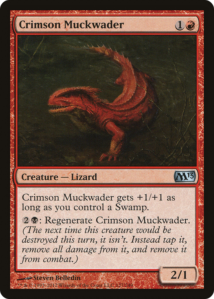 Crimson Muckwader (M13-127) - Magic 2013 Foil