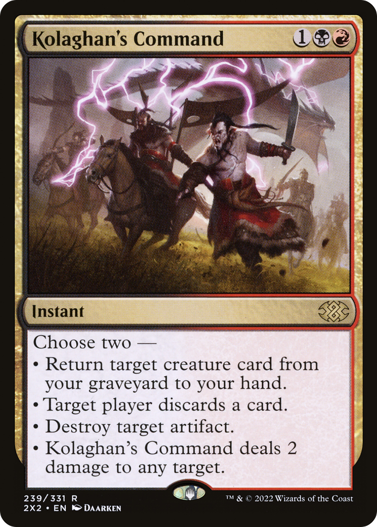 Kolaghan's Command (2X2-239) - Double Masters 2022