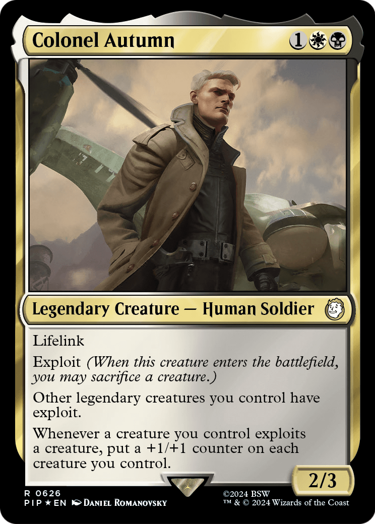 Colonel Autumn (Surge Foil) (PIP-626) - Fallout Foil