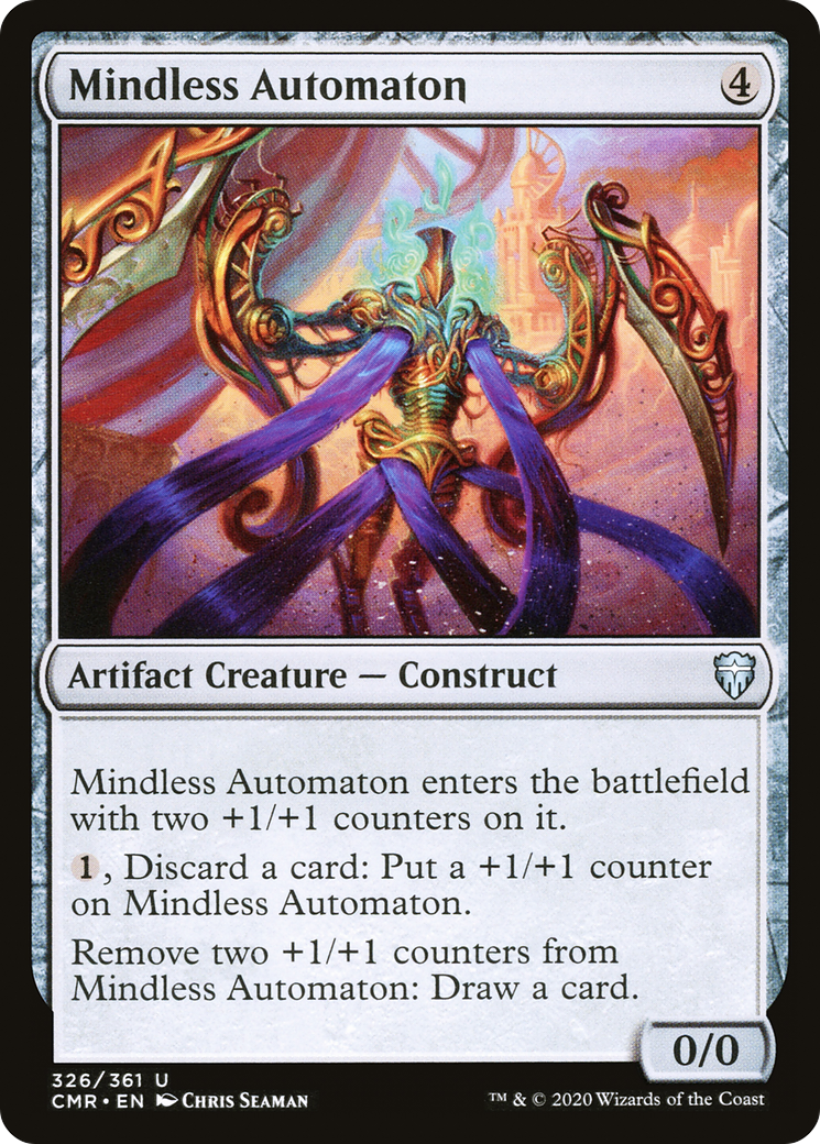 Mindless Automaton (CMR-326) - Commander Legends Foil