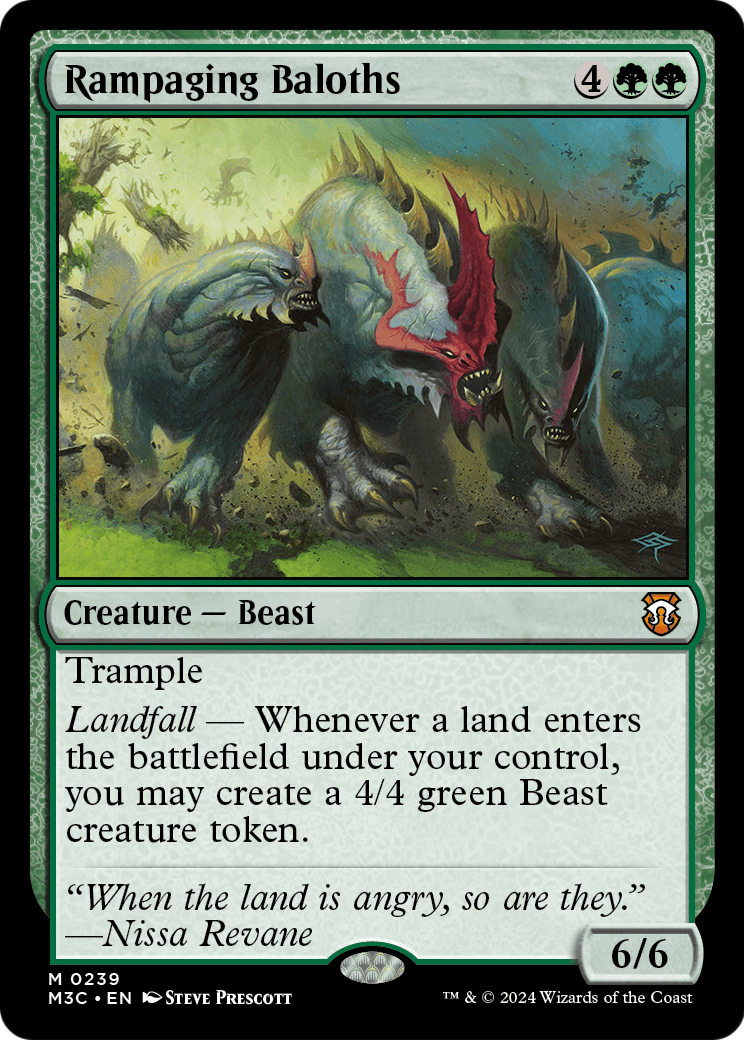 Rampaging Baloths (M3C-239) - Modern Horizons 3 Commander