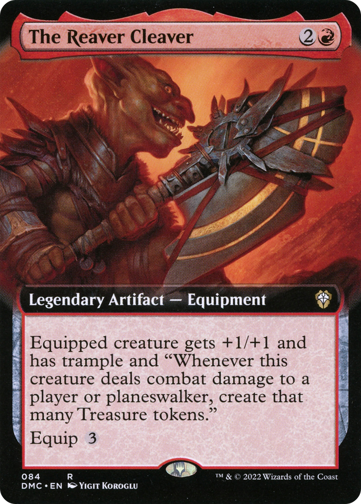 The Reaver Cleaver (Extended Art) (DMC-084) - Dominaria United Commander: (Extended Art)