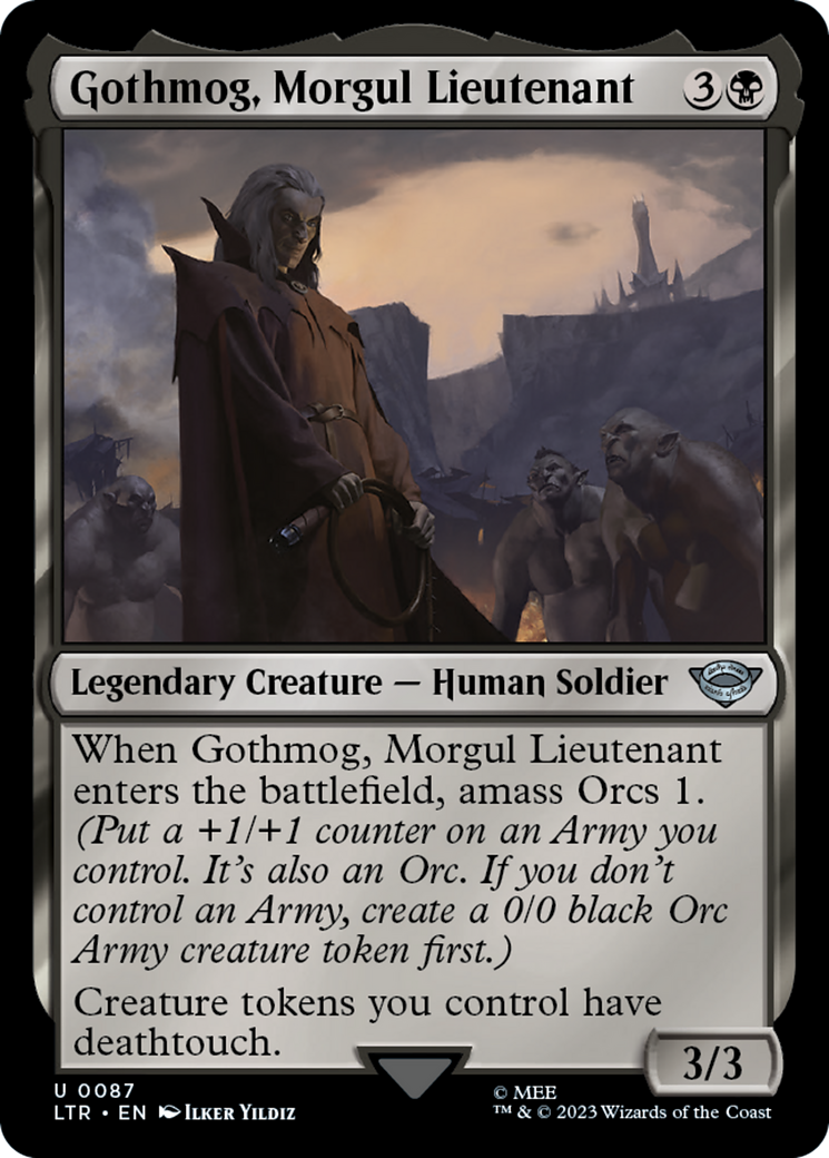 Gothmog, Morgul Lieutenant (LTR-087) - The Lord of the Rings: Tales of Middle-earth