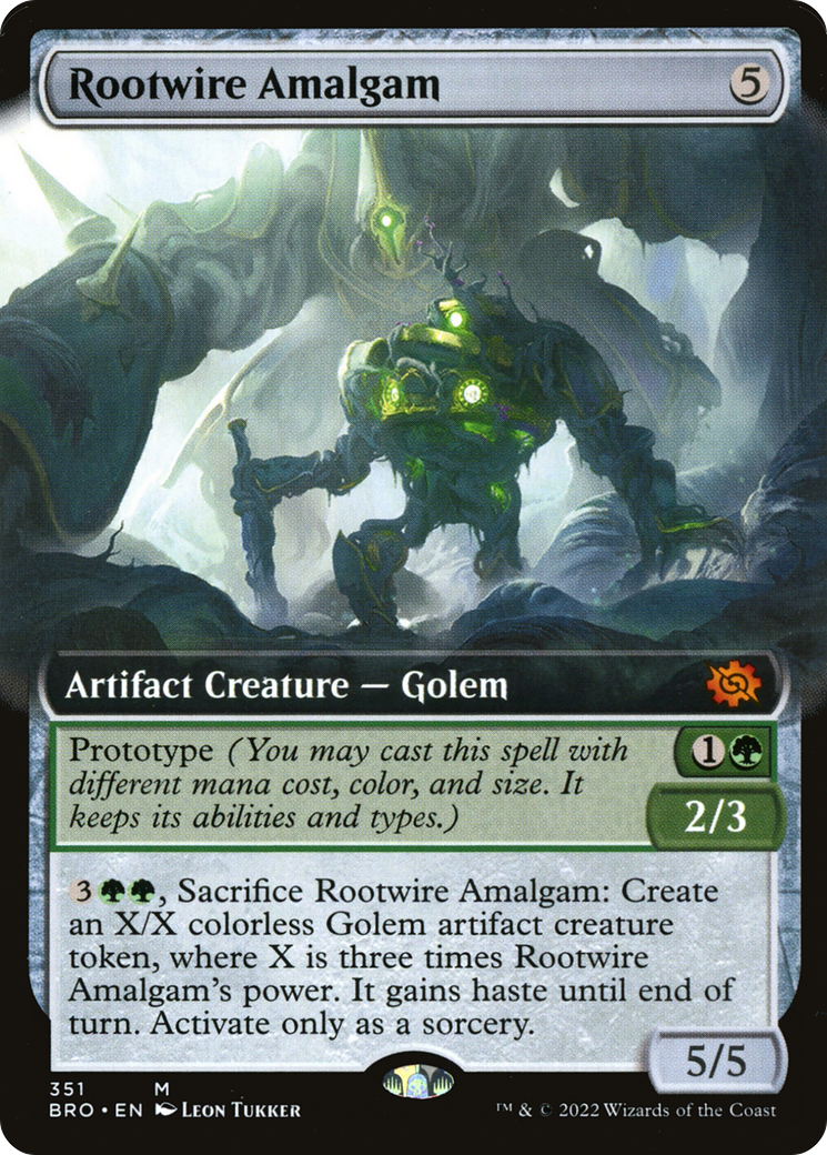 Rootwire Amalgam (Extended Art) (BRO-351) - The Brothers' War: (Extended Art)