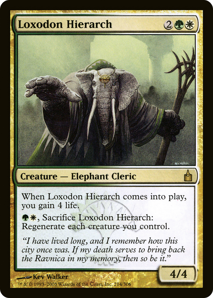 Loxodon Hierarch (RAV-214) - Ravnica: City of Guilds Foil