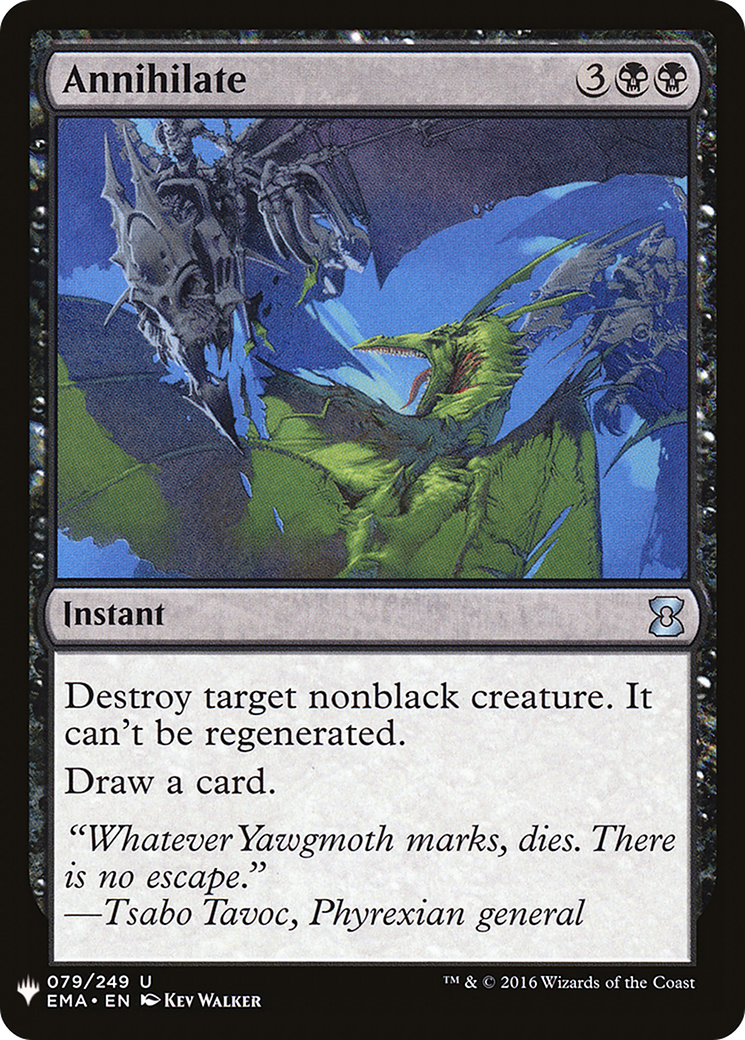 Annihilate (LIST-079) - The List