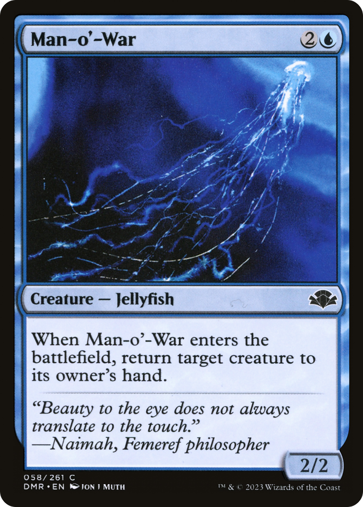 Man-o'-War (DMR-058) - Dominaria Remastered